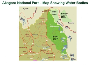 Map of Akagera National Park