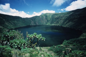 Hiking Bisoke Volcano