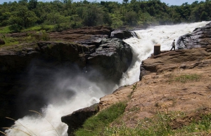 Top of the falls Murchison Falls National Park
